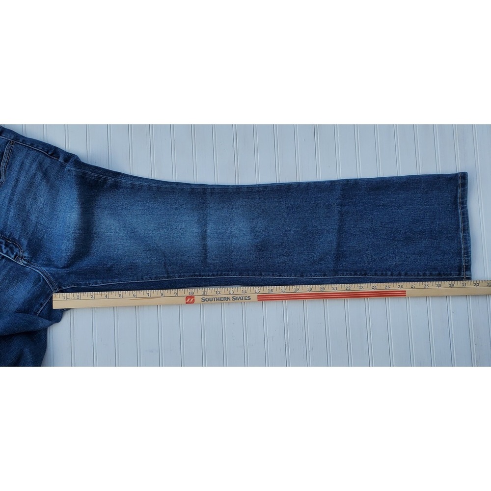 Buckle BKE Parker Mens Blue Jeans Boot Cut 30x32 Fits 32x32 Medium wash Stretch - Picture 6 of 12